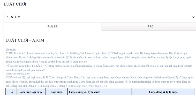Quay Số Atom Tại RikBet Sân Chơi Giải Trí Đỉnh Cao Hấp Dẫn Nhất