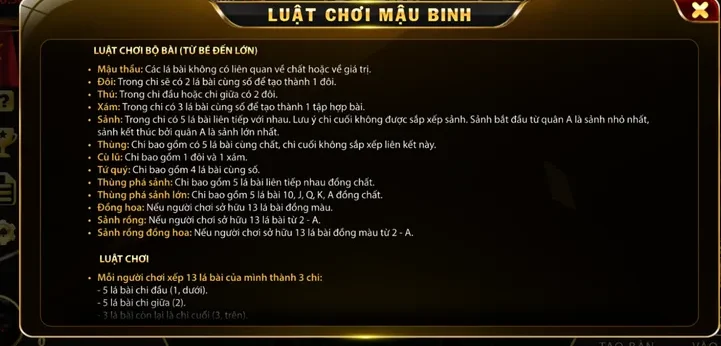 Trải Nghiệm Đỉnh Cao Mậu Binh Tại RikBet Với Tỷ Lệ Thưởng Siêu Hấp Dẫn