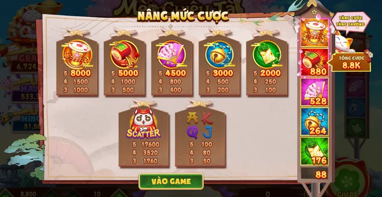 Nổ hũ Mèo Chiêu Tài tại RikBet Thiên Đường May Mắn Nhân Đôi Tài Lộc