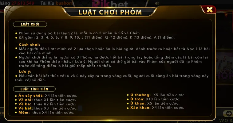 Trải Nghiệm Phỏm Tại RikBet Sân Chơi Đẳng Cấp Thắng Lớn Mỗi Ngày